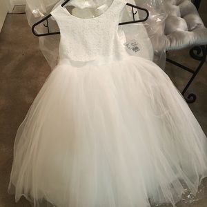 SOLD--Davids Bridal Flower Girl dress